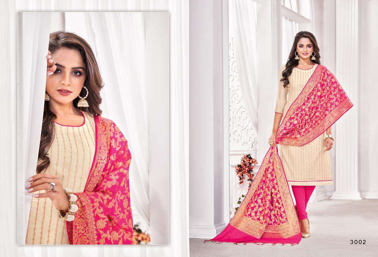 VACCINE VOL-3 BY SHAGUN LIFESTYLE 3001 TO 3012 SERIES BEAUTIFUL STYLISH SHARARA SUITS FANCY COLORFUL CASUAL WEAR & ETHNIC WEAR & READY TO WEAR MODAL SILK WITH EMBROIDERY DRESSES AT WHOLESALE PRICE