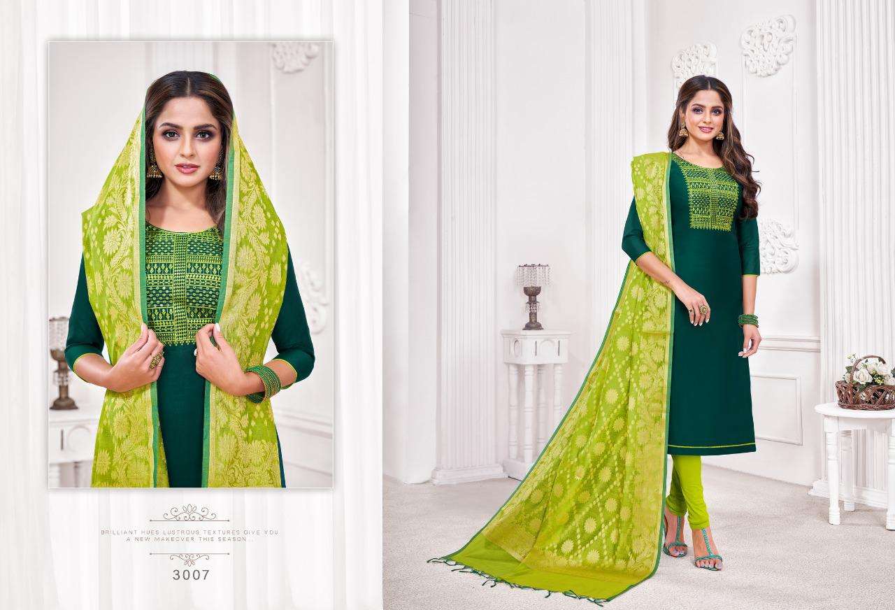 VACCINE VOL-3 BY SHAGUN LIFESTYLE 3001 TO 3012 SERIES BEAUTIFUL STYLISH SHARARA SUITS FANCY COLORFUL CASUAL WEAR & ETHNIC WEAR & READY TO WEAR MODAL SILK WITH EMBROIDERY DRESSES AT WHOLESALE PRICE