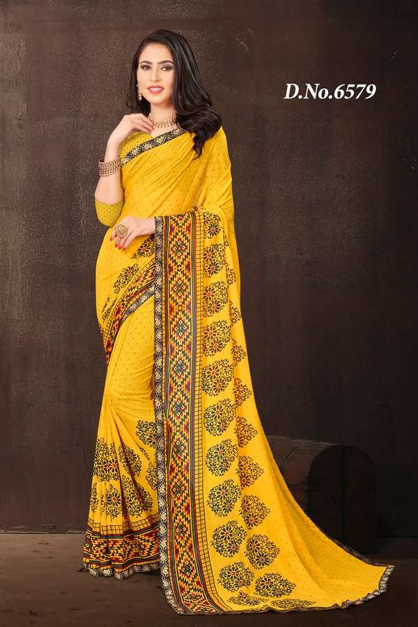 SAWARIYA BY HAYTEE 6578 TO 6585 SERIES INDIAN TRADITIONAL WEAR COLLECTION BEAUTIFUL STYLISH FANCY COLORFUL PARTY WEAR & OCCASIONAL WEAR RENIAL PRINT SAREES AT WHOLESALE PRICE