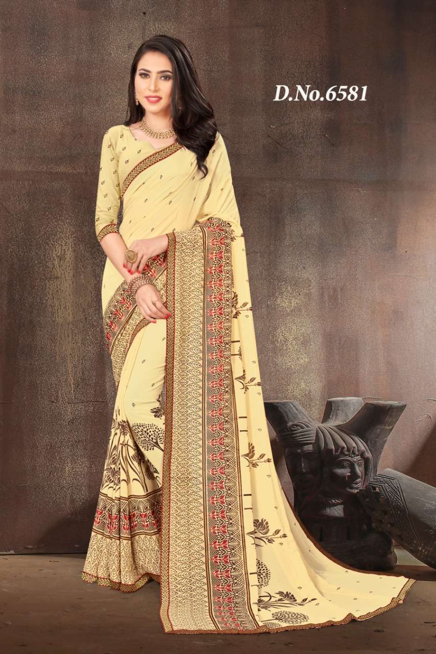 SAWARIYA BY HAYTEE 6578 TO 6585 SERIES INDIAN TRADITIONAL WEAR COLLECTION BEAUTIFUL STYLISH FANCY COLORFUL PARTY WEAR & OCCASIONAL WEAR RENIAL PRINT SAREES AT WHOLESALE PRICE