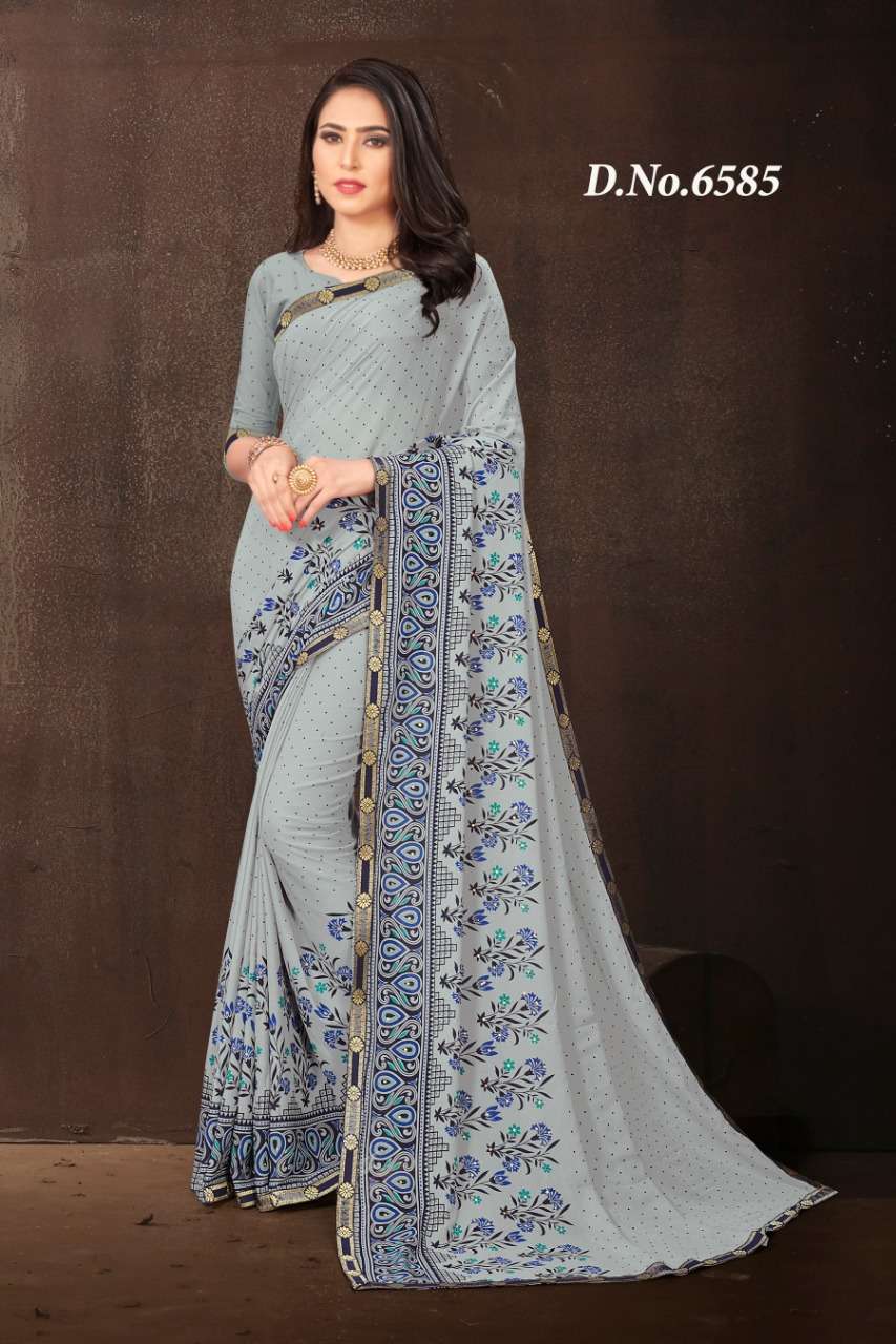 SAWARIYA BY HAYTEE 6578 TO 6585 SERIES INDIAN TRADITIONAL WEAR COLLECTION BEAUTIFUL STYLISH FANCY COLORFUL PARTY WEAR & OCCASIONAL WEAR RENIAL PRINT SAREES AT WHOLESALE PRICE