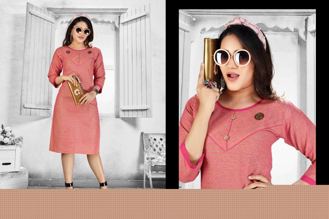 REEVA BY S S KURTIS 1001 TO 1010 SERIES BEAUTIFUL COLORFUL STYLISH FANCY CASUAL WEAR & ETHNIC WEAR & READY TO WEAR COTTON PRINTED KURTIS AT WHOLESALE PRICE