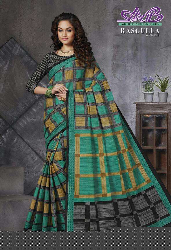 RASGULLA BY AB 900 TO 914 SERIES INDIAN TRADITIONAL WEAR COLLECTION BEAUTIFUL STYLISH FANCY COLORFUL PARTY WEAR & OCCASIONAL WEAR MUL MUL COTTON SAREES AT WHOLESALE PRICE