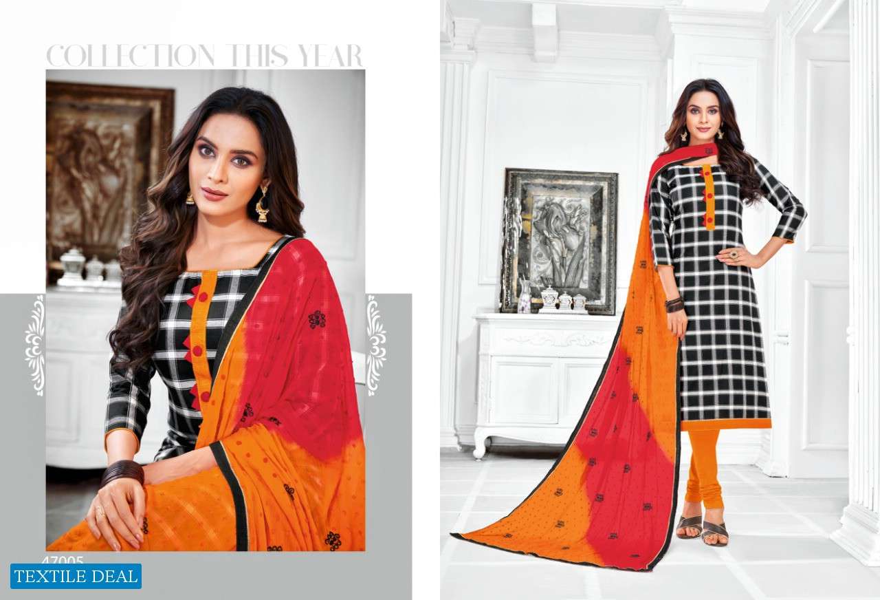 CHINIMINI BY KAPIL TEX 47001 TO 47012 SERIES SUITS BEAUTIFUL FANCY COLORFUL STYLISH PARTY WEAR & OCCASIONAL WEAR COTTON PRINTED DRESSES AT WHOLESALE PRICE