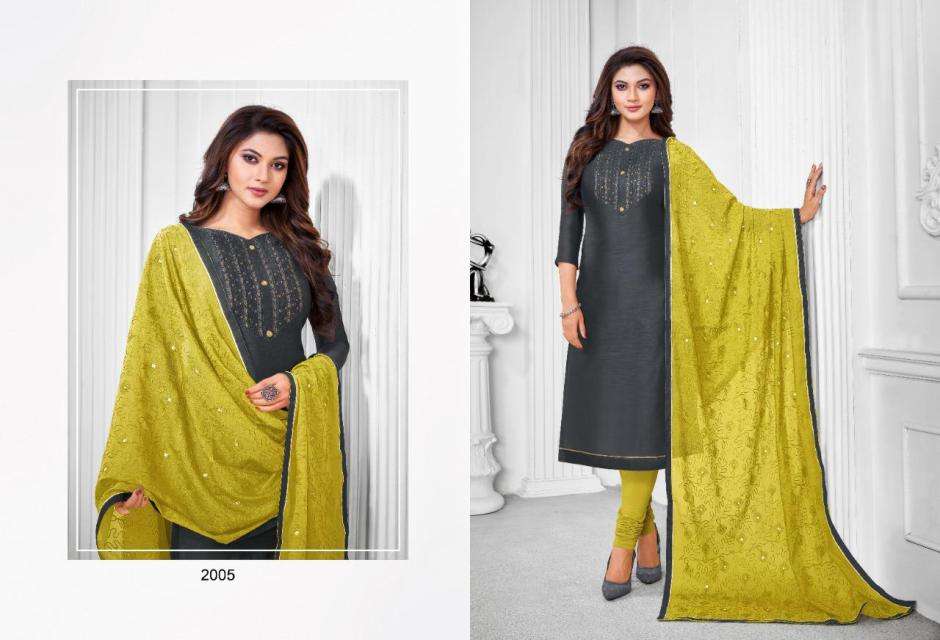 DESTINY VOL-2 BY SHAGUN LIFESTYLE 2001 TO 2012 SERIES SUITS BEAUTIFUL FANCY COLORFUL STYLISH PARTY WEAR & OCCASIONAL WEAR SILK PRINTED DRESSES AT WHOLESALE PRICE