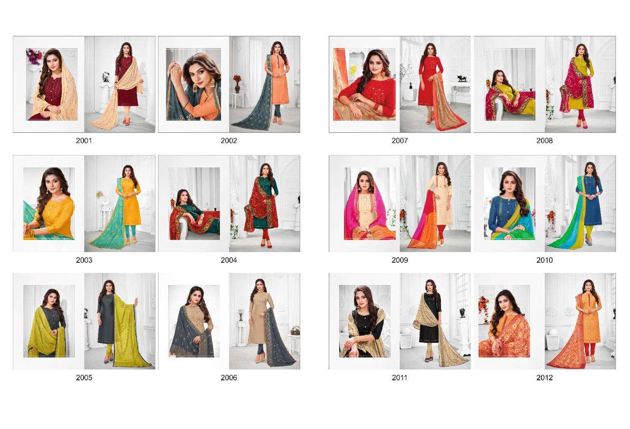 DESTINY VOL-2 BY SHAGUN LIFESTYLE 2001 TO 2012 SERIES SUITS BEAUTIFUL FANCY COLORFUL STYLISH PARTY WEAR & OCCASIONAL WEAR SILK PRINTED DRESSES AT WHOLESALE PRICE