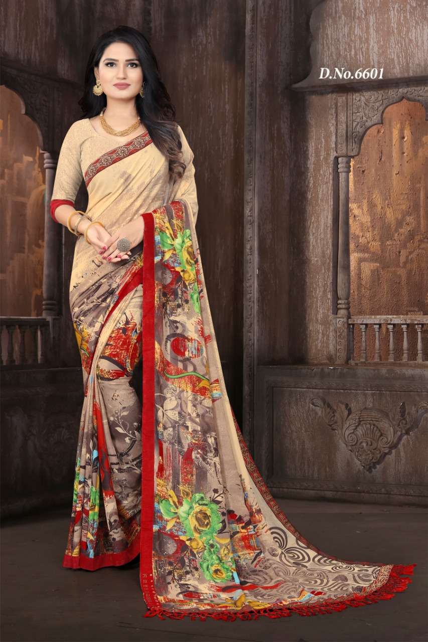 AVANTIKA VOL-35 BY HAYTEE 6601 TO 6608 SERIES INDIAN TRADITIONAL WEAR COLLECTION BEAUTIFUL STYLISH FANCY COLORFUL PARTY WEAR & OCCASIONAL WEAR RENIAL PRINTED SAREES AT WHOLESALE PRICE