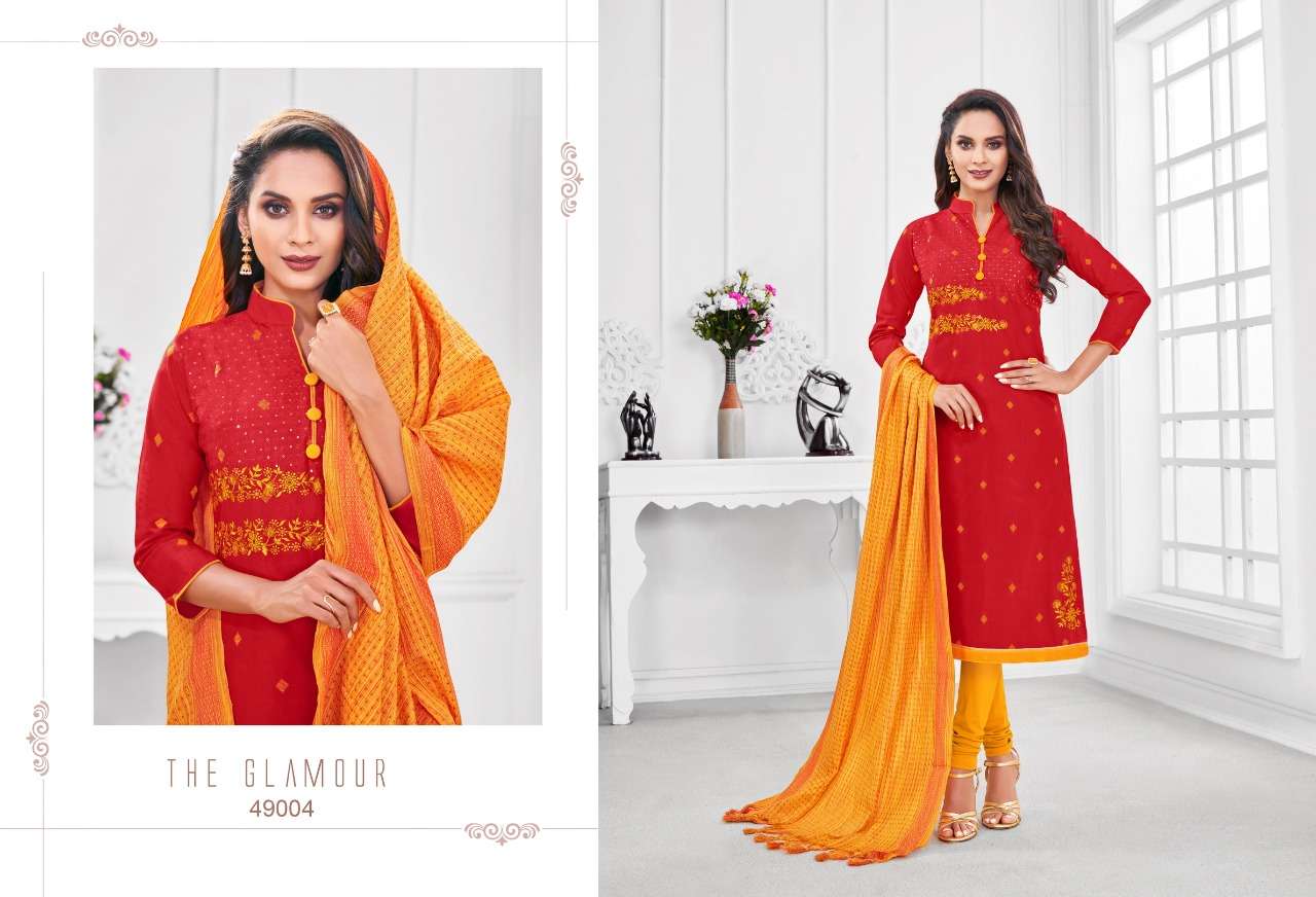 APPLE VOL-6 BY KAPIL TEX 49001 TO 49012 SERIES BEAUTIFUL COLORFUL STYLISH FANCY CASUAL WEAR & ETHNIC WEAR & READY TO WEAR SOUTH COTTON DRESSES AT WHOLESALE PRICE