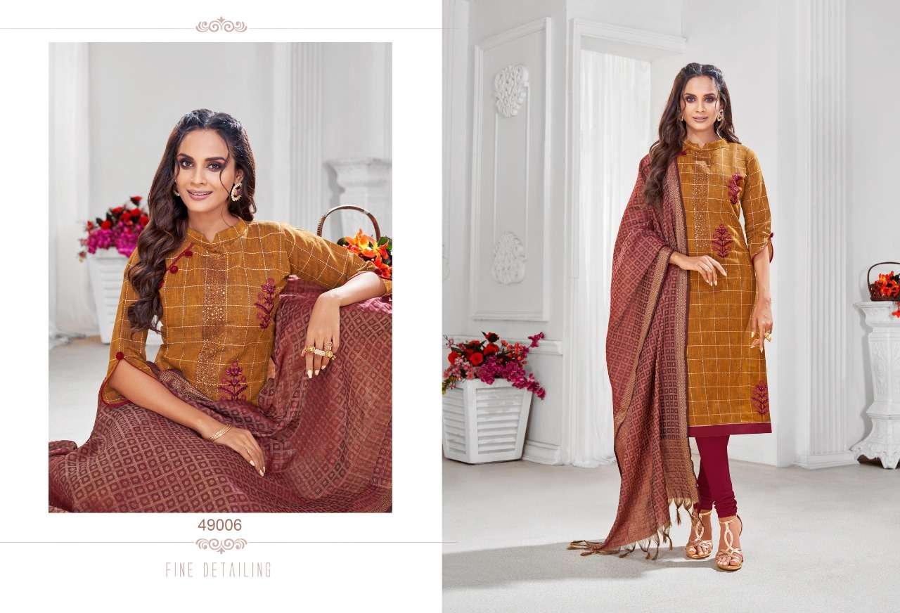 APPLE VOL-6 BY KAPIL TEX 49001 TO 49012 SERIES BEAUTIFUL COLORFUL STYLISH FANCY CASUAL WEAR & ETHNIC WEAR & READY TO WEAR SOUTH COTTON DRESSES AT WHOLESALE PRICE