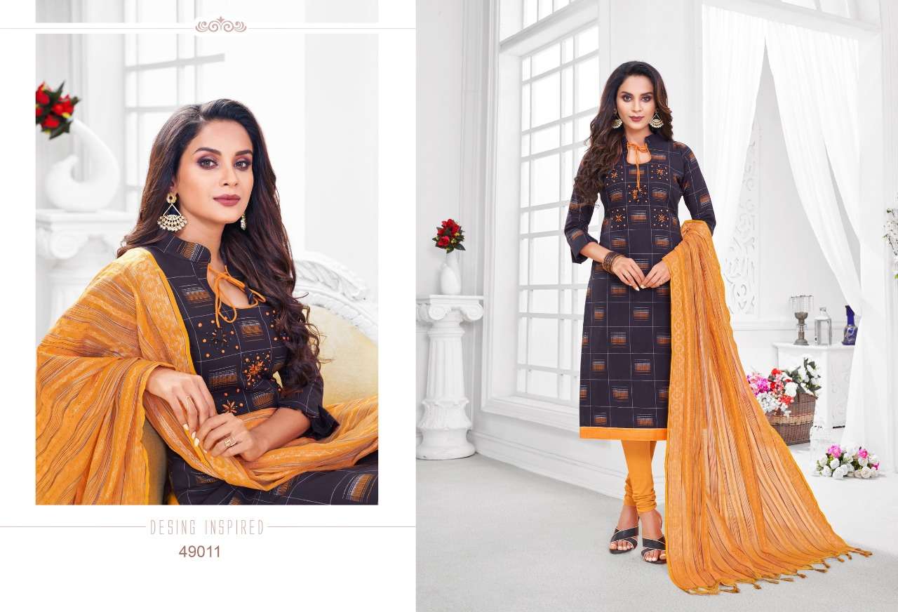 APPLE VOL-6 BY KAPIL TEX 49001 TO 49012 SERIES BEAUTIFUL COLORFUL STYLISH FANCY CASUAL WEAR & ETHNIC WEAR & READY TO WEAR SOUTH COTTON DRESSES AT WHOLESALE PRICE