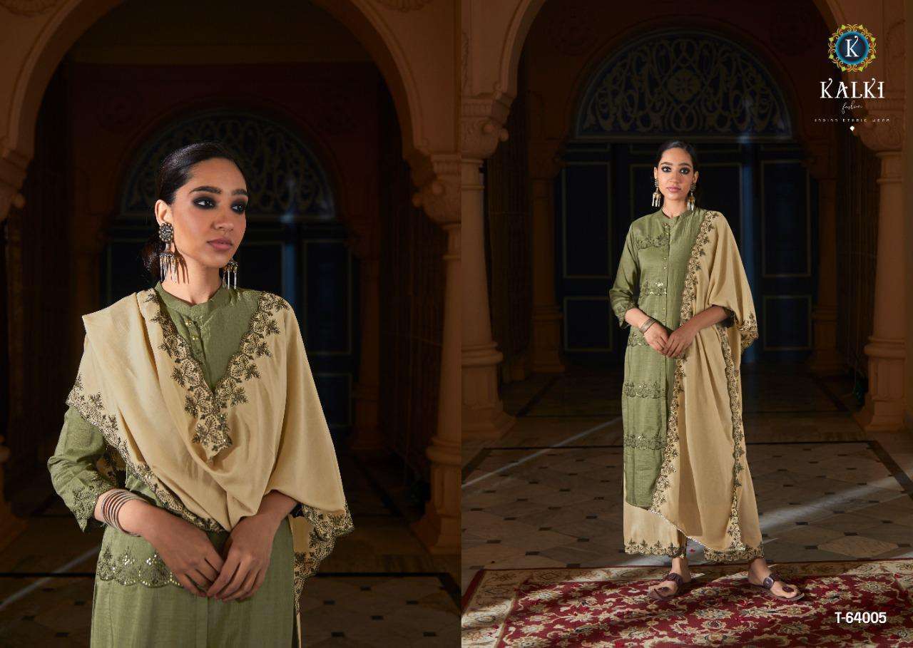 IZABELLA VOL-2 BY KALKI FASHION 64001 TO 64006 SERIES BEAUTIFUL SUITS STYLISH FANCY COLORFUL CASUAL WEAR & ETHNIC WEAR PURE VISCOSE SILK WITH EMBROIDERY DRESSES AT WHOLESALE PRICE