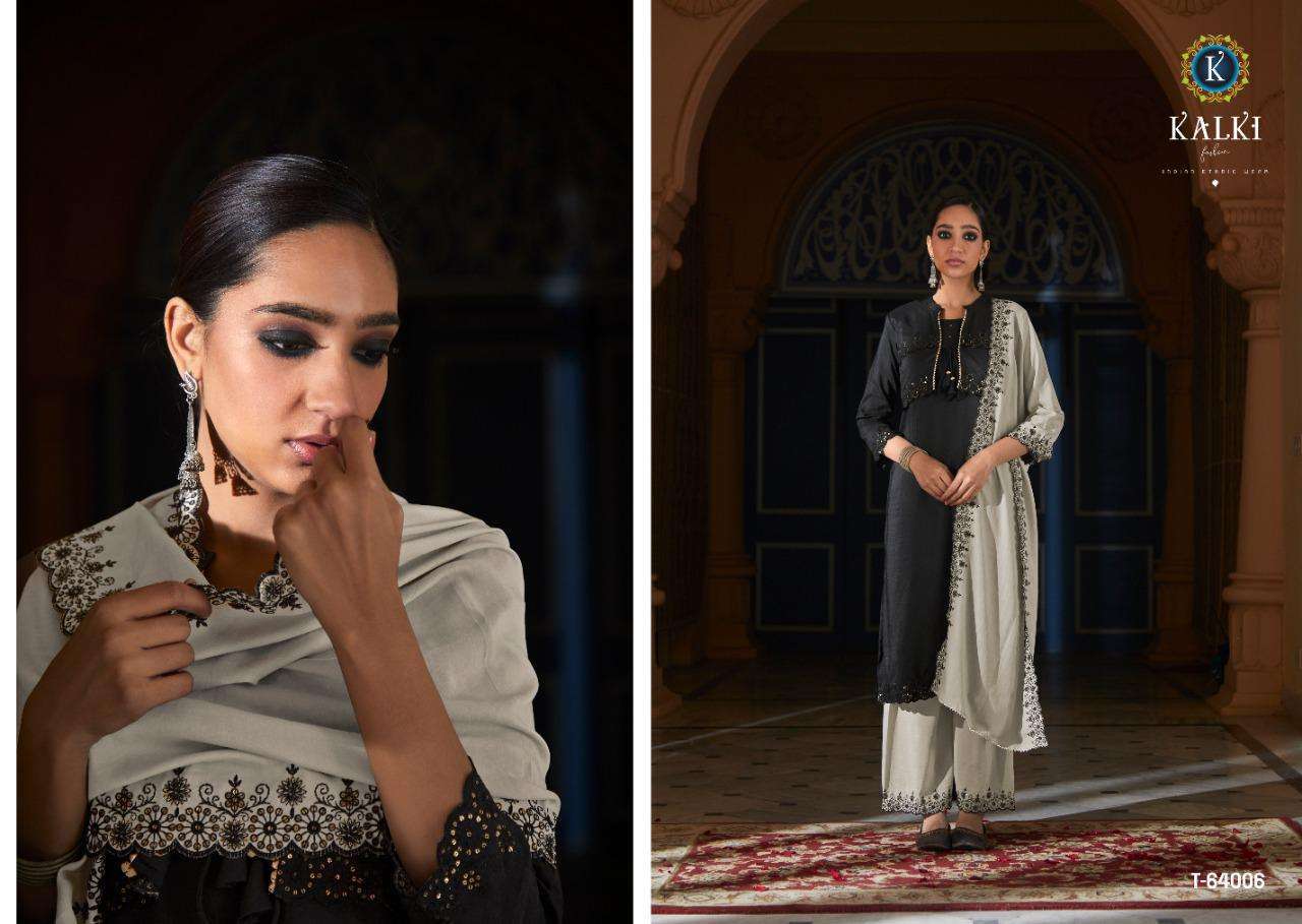 IZABELLA VOL-2 BY KALKI FASHION 64001 TO 64006 SERIES BEAUTIFUL SUITS STYLISH FANCY COLORFUL CASUAL WEAR & ETHNIC WEAR PURE VISCOSE SILK WITH EMBROIDERY DRESSES AT WHOLESALE PRICE