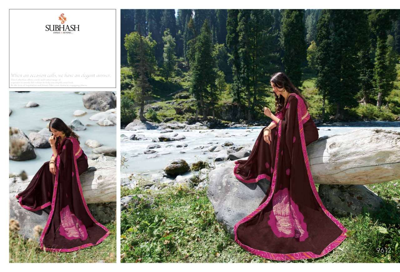 TEMPTATION VOL-28 BY SUBHASH SAREES 9601 TO 9622 SERIES INDIAN TRADITIONAL WEAR COLLECTION BEAUTIFUL STYLISH FANCY COLORFUL PARTY WEAR & OCCASIONAL WEAR FANCY SAREES AT WHOLESALE PRICE