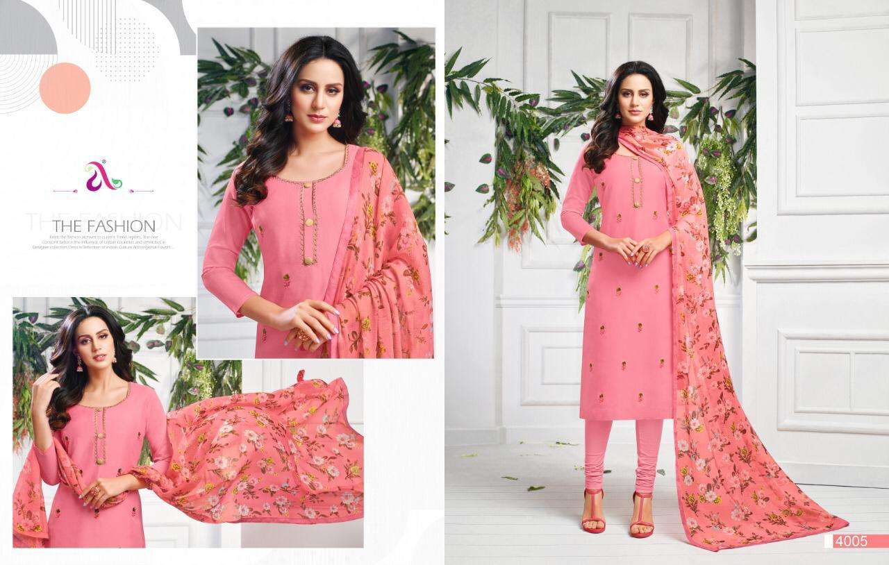 DAIRY MILK MIX CATALOG BY ANGROOP PLUS DESIGNER SUITS BEAUTIFUL STYLISH FANCY COLORFUL PARTY WEAR & ETHNIC WEAR CHANDERI COTTON PRINT DRESSES AT WHOLESALE PRICE