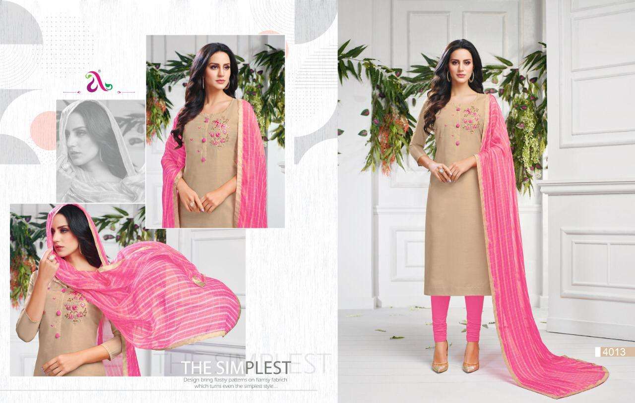 DAIRY MILK MIX CATALOG BY ANGROOP PLUS DESIGNER SUITS BEAUTIFUL STYLISH FANCY COLORFUL PARTY WEAR & ETHNIC WEAR CHANDERI COTTON PRINT DRESSES AT WHOLESALE PRICE