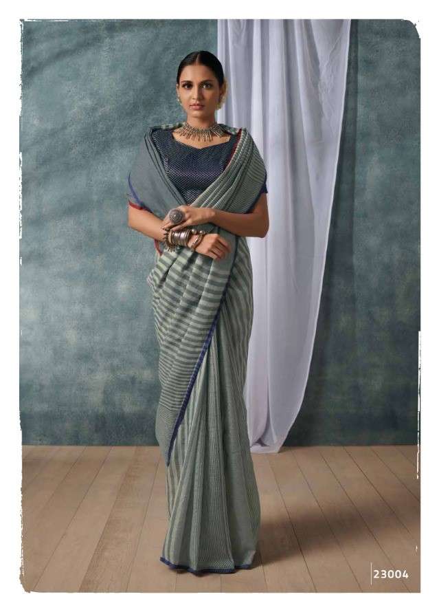 AURA VOL-2 BY SUBHASH SAREES 23001 TO 23008 SERIES INDIAN TRADITIONAL WEAR COLLECTION BEAUTIFUL STYLISH FANCY COLORFUL PARTY WEAR & OCCASIONAL WEAR LINEN SAREES AT WHOLESALE PRICE