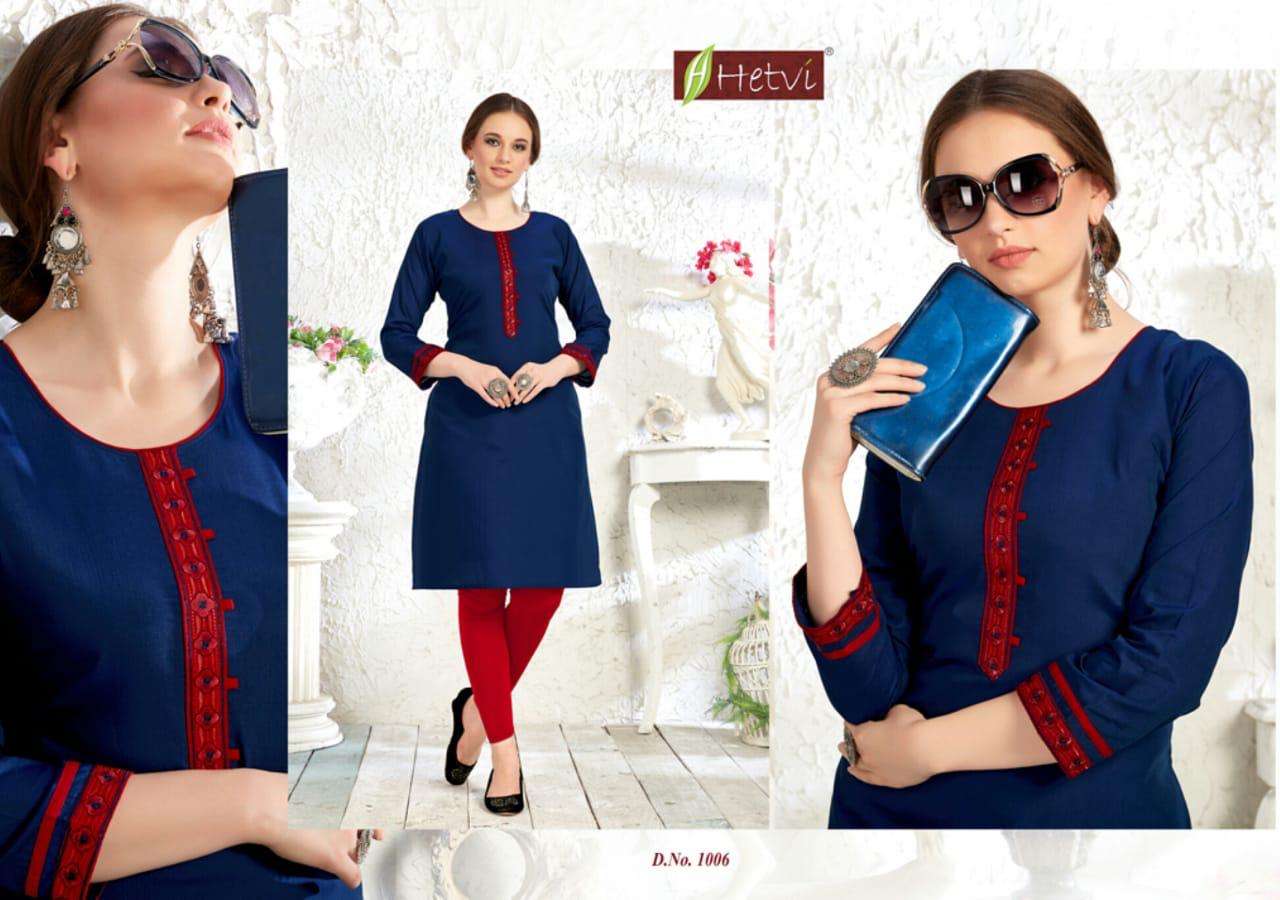 NAZRANA BY HETVI 1001 TO 1008 SERIES STYLISH FANCY BEAUTIFUL COLORFUL CASUAL WEAR & ETHNIC WEAR SATURI SILK KURTIS AT WHOLESALE PRICE