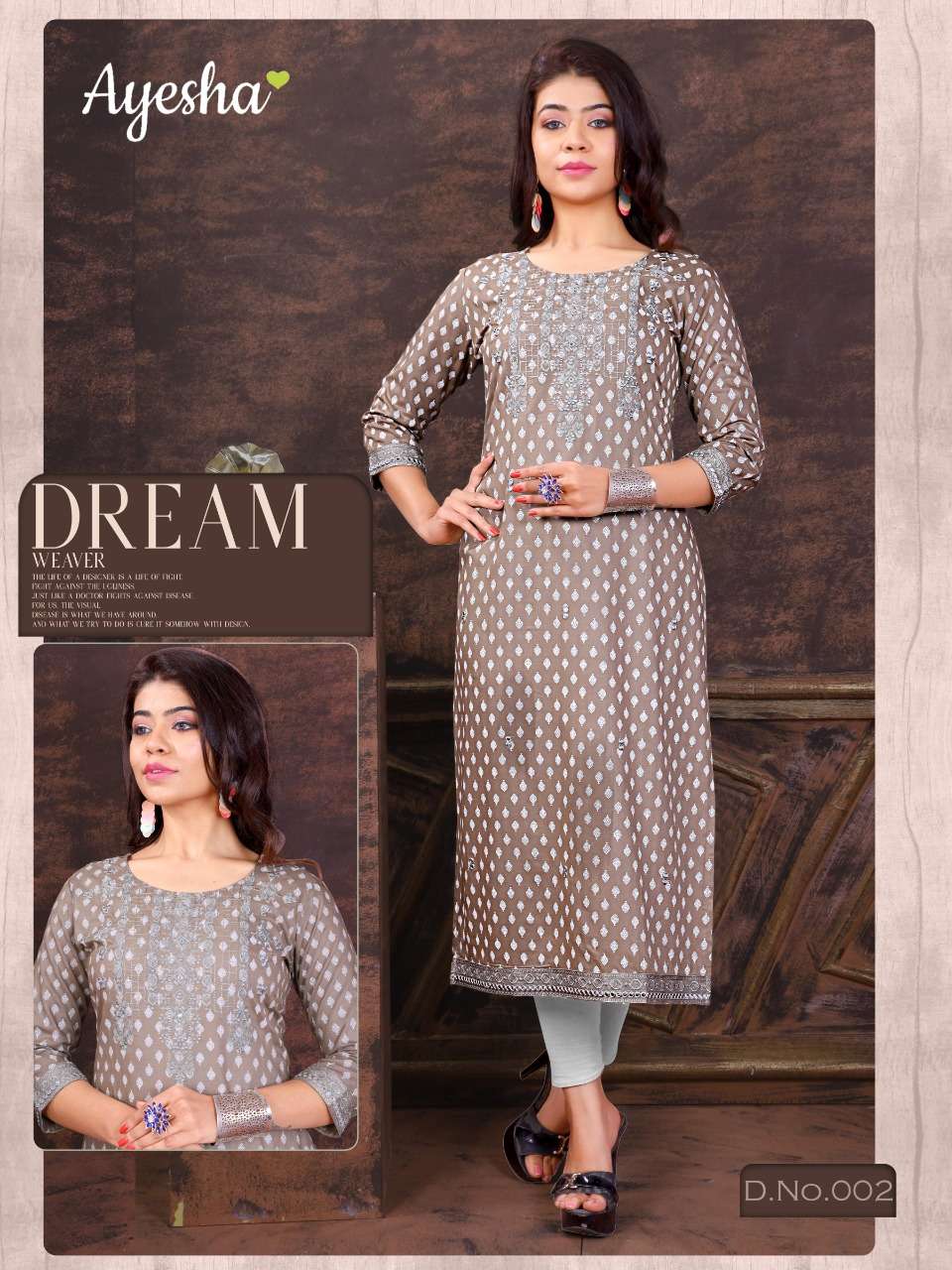 ROSHNI BY AYESHA 001 TO 006 SERIES STYLISH FANCY BEAUTIFUL COLORFUL CASUAL WEAR & ETHNIC WEAR RAYON SLUB EMBROIDERED KURTIS AT WHOLESALE PRICE
