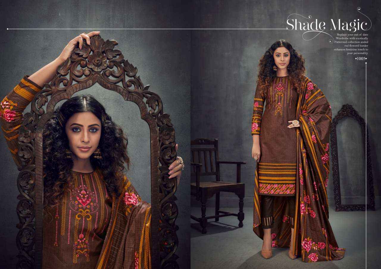 AMIRA VOL-1 BY SLT 1001 TO 1010 SERIES BEAUTIFUL SUITS STYLISH FANCY COLORFUL PARTY WEAR & OCCASIONAL WEAR PURE COTTON PRINTED DRESSES AT WHOLESALE PRICE