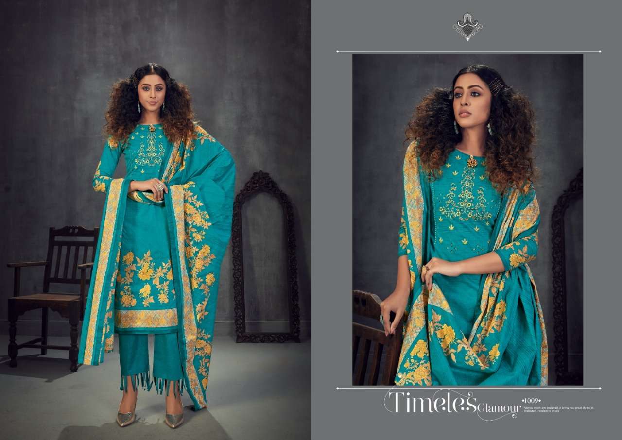 AMIRA VOL-1 BY SLT 1001 TO 1010 SERIES BEAUTIFUL SUITS STYLISH FANCY COLORFUL PARTY WEAR & OCCASIONAL WEAR PURE COTTON PRINTED DRESSES AT WHOLESALE PRICE