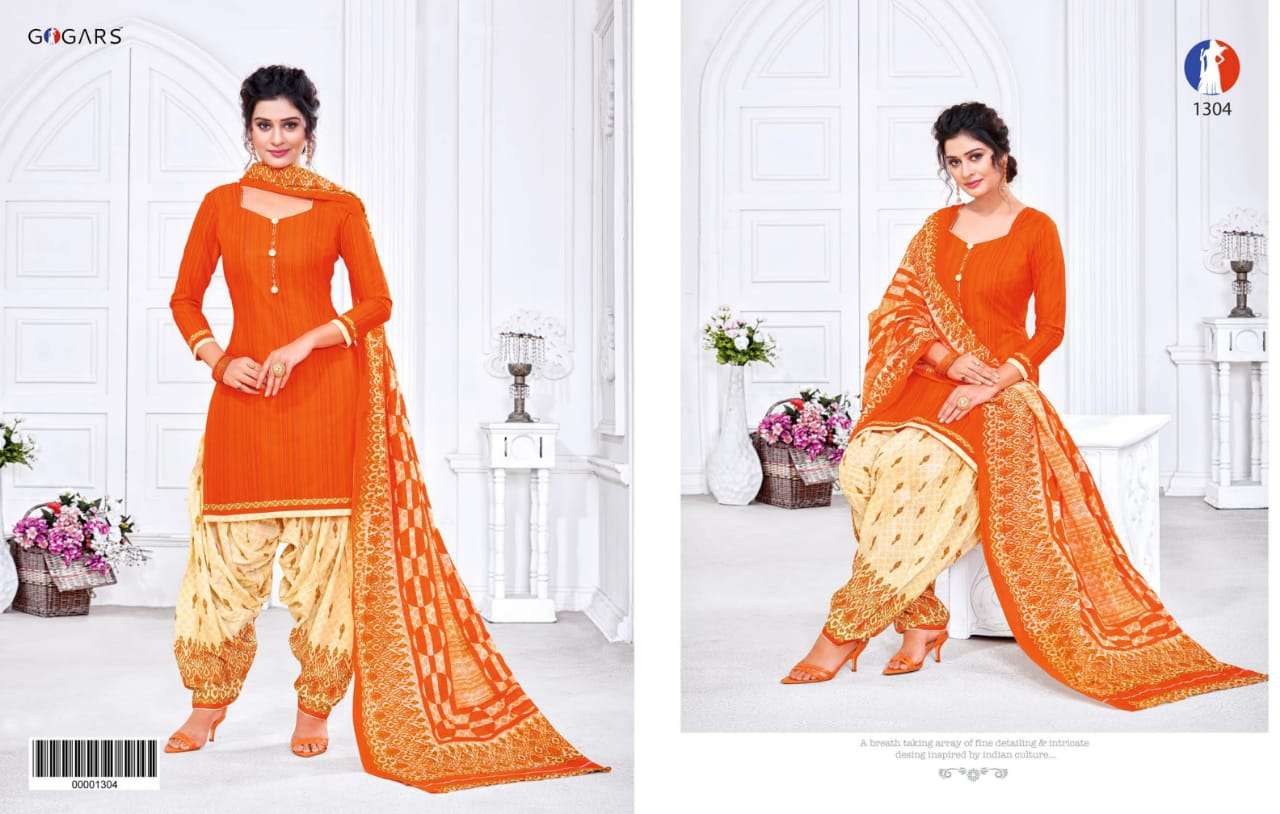 SAKHIYAAN VOL-3 BY GOGARS 1301 TO 1320 SERIES BEAUTIFUL SUITS STYLISH FANCY COLORFUL PARTY WEAR & OCCASIONAL WEAR PURE COTTON PRINTED DRESSES AT WHOLESALE PRICE