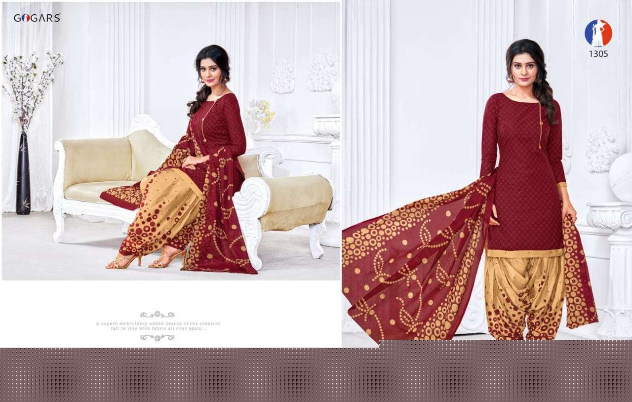 SAKHIYAAN VOL-3 BY GOGARS 1301 TO 1320 SERIES BEAUTIFUL SUITS STYLISH FANCY COLORFUL PARTY WEAR & OCCASIONAL WEAR PURE COTTON PRINTED DRESSES AT WHOLESALE PRICE