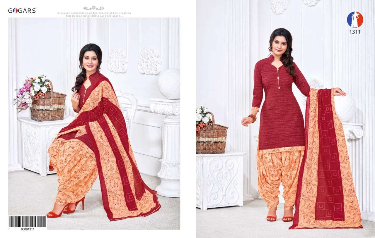SAKHIYAAN VOL-3 BY GOGARS 1301 TO 1320 SERIES BEAUTIFUL SUITS STYLISH FANCY COLORFUL PARTY WEAR & OCCASIONAL WEAR PURE COTTON PRINTED DRESSES AT WHOLESALE PRICE