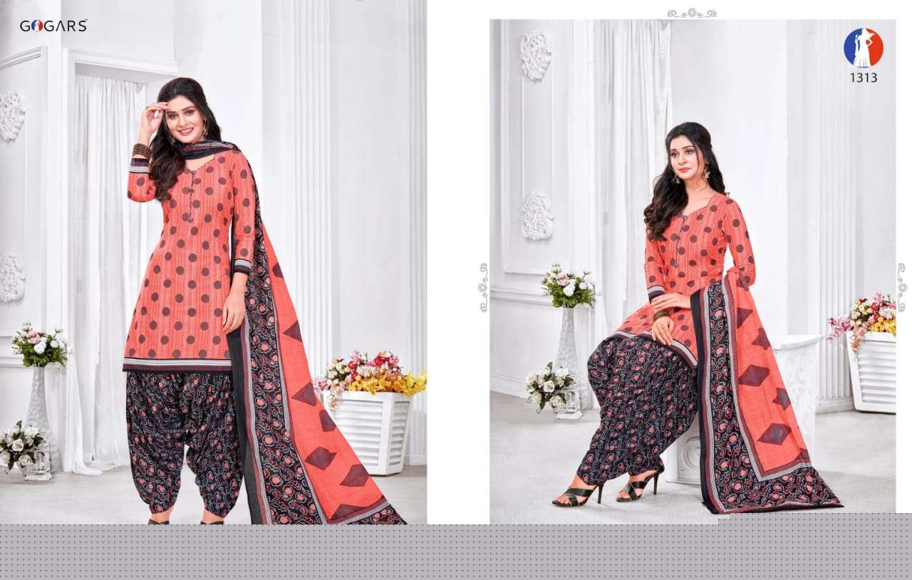 SAKHIYAAN VOL-3 BY GOGARS 1301 TO 1320 SERIES BEAUTIFUL SUITS STYLISH FANCY COLORFUL PARTY WEAR & OCCASIONAL WEAR PURE COTTON PRINTED DRESSES AT WHOLESALE PRICE