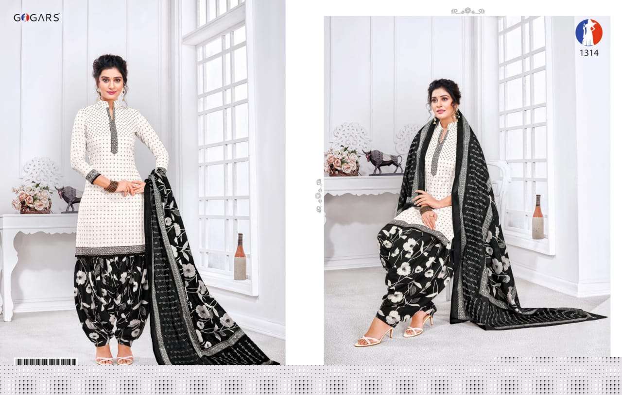 SAKHIYAAN VOL-3 BY GOGARS 1301 TO 1320 SERIES BEAUTIFUL SUITS STYLISH FANCY COLORFUL PARTY WEAR & OCCASIONAL WEAR PURE COTTON PRINTED DRESSES AT WHOLESALE PRICE