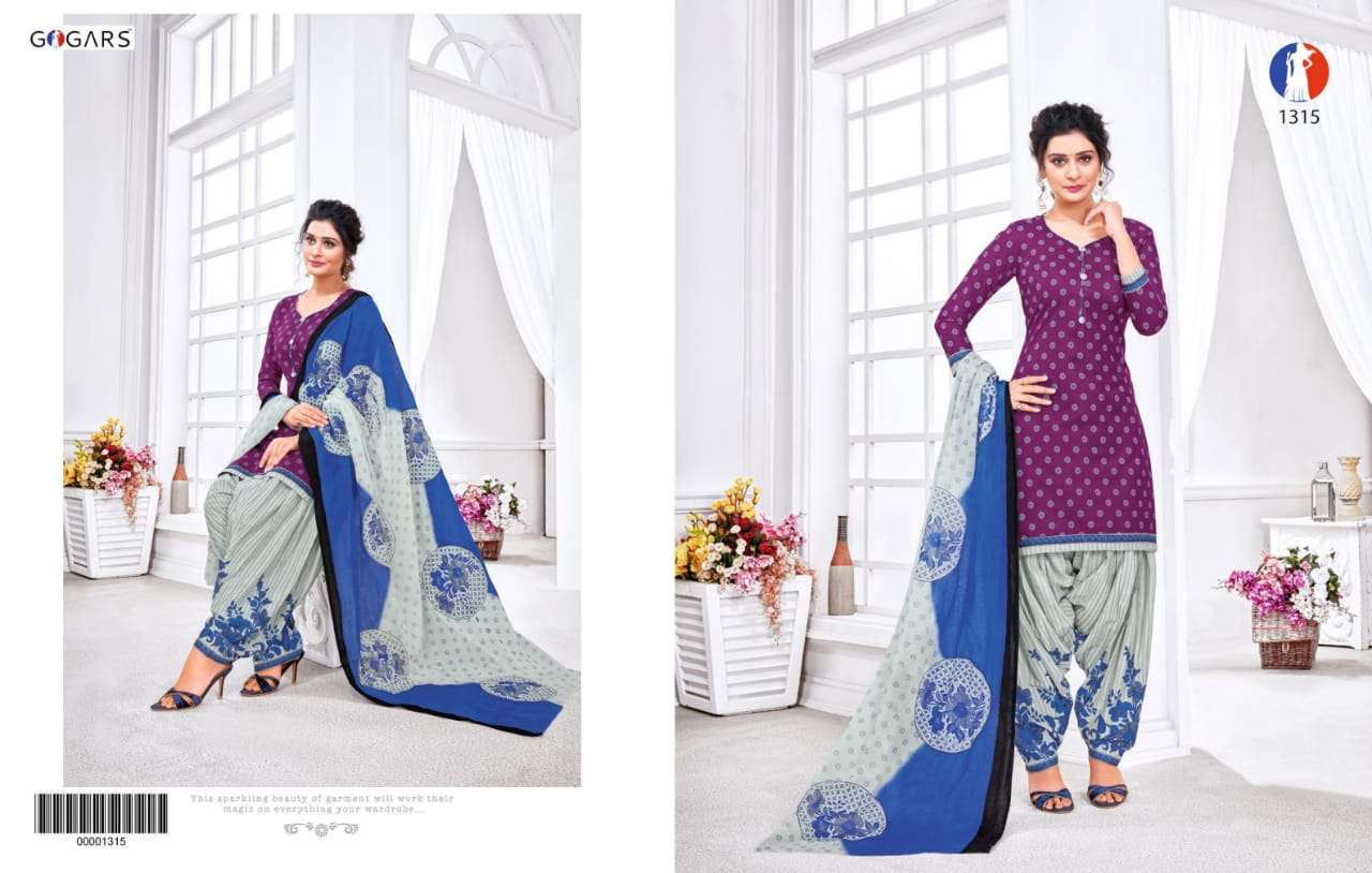 SAKHIYAAN VOL-3 BY GOGARS 1301 TO 1320 SERIES BEAUTIFUL SUITS STYLISH FANCY COLORFUL PARTY WEAR & OCCASIONAL WEAR PURE COTTON PRINTED DRESSES AT WHOLESALE PRICE