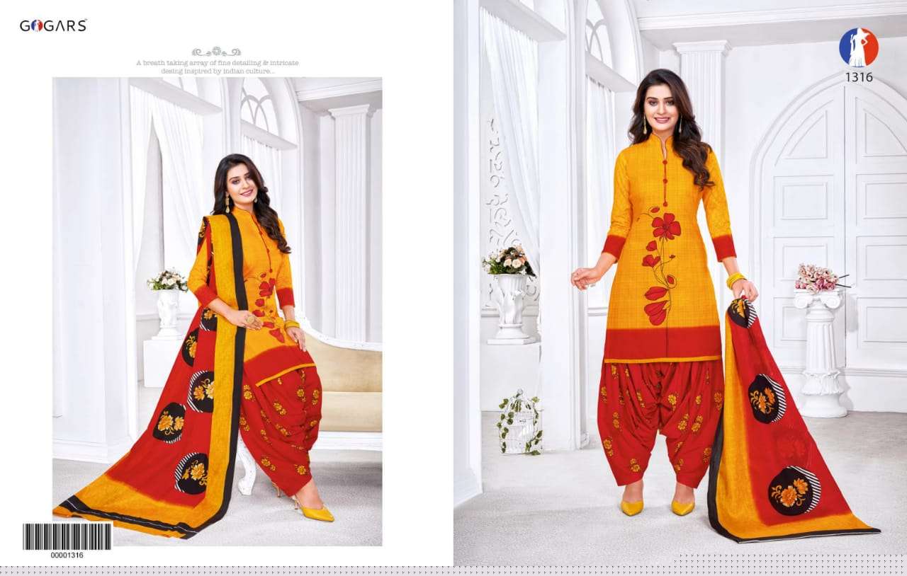 SAKHIYAAN VOL-3 BY GOGARS 1301 TO 1320 SERIES BEAUTIFUL SUITS STYLISH FANCY COLORFUL PARTY WEAR & OCCASIONAL WEAR PURE COTTON PRINTED DRESSES AT WHOLESALE PRICE