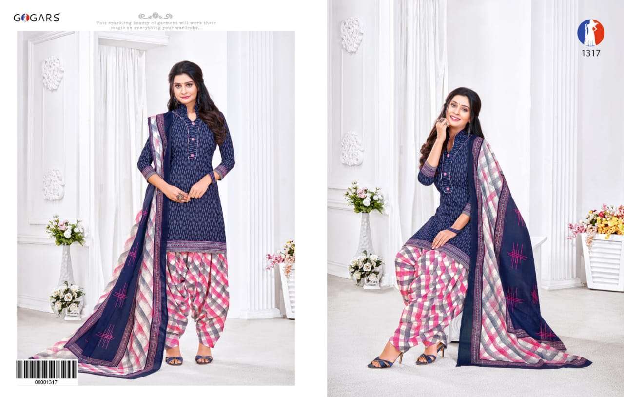 SAKHIYAAN VOL-3 BY GOGARS 1301 TO 1320 SERIES BEAUTIFUL SUITS STYLISH FANCY COLORFUL PARTY WEAR & OCCASIONAL WEAR PURE COTTON PRINTED DRESSES AT WHOLESALE PRICE