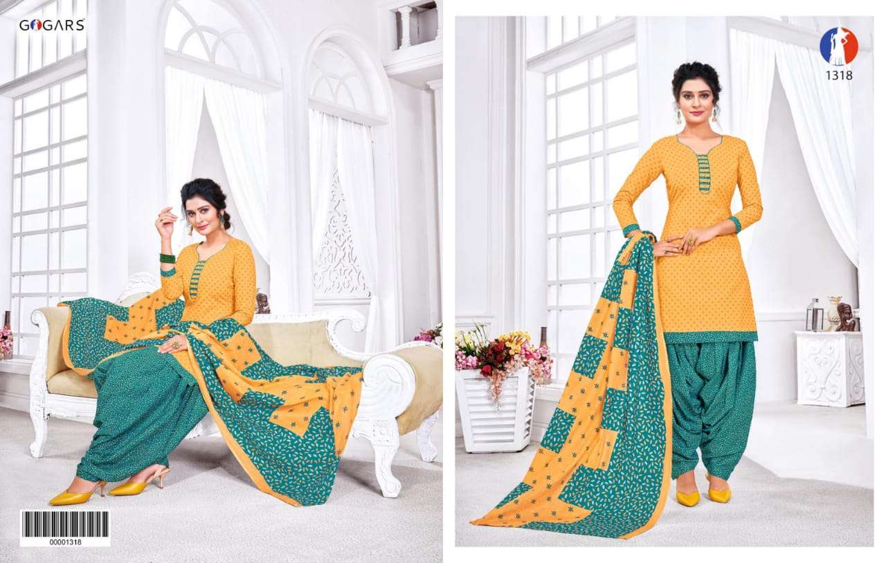 SAKHIYAAN VOL-3 BY GOGARS 1301 TO 1320 SERIES BEAUTIFUL SUITS STYLISH FANCY COLORFUL PARTY WEAR & OCCASIONAL WEAR PURE COTTON PRINTED DRESSES AT WHOLESALE PRICE