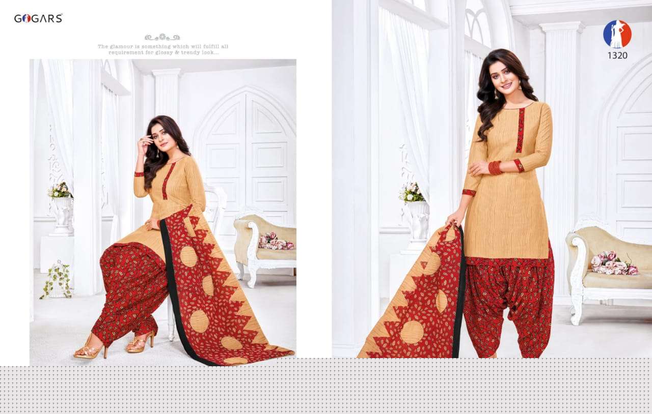 SAKHIYAAN VOL-3 BY GOGARS 1301 TO 1320 SERIES BEAUTIFUL SUITS STYLISH FANCY COLORFUL PARTY WEAR & OCCASIONAL WEAR PURE COTTON PRINTED DRESSES AT WHOLESALE PRICE