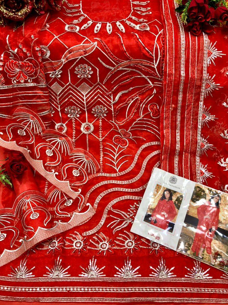LINAYA LUXURY BY RUMAISHA FASHION BEAUTIFUL PAKISTANI SUITS COLORFUL STYLISH FANCY CASUAL WEAR & ETHNIC WEAR ORGANZA EMBROIDERED DRESSES AT WHOLESALE PRICE