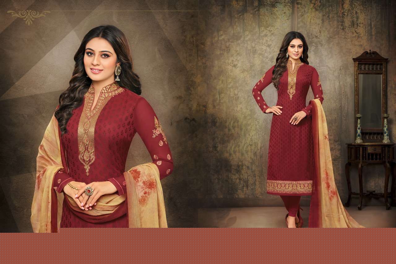 ZISA BRASO BLOSSOM BY MEERA TRENDZ 1011 TO 1016 SERIES BEAUTIFUL SUITS STYLISH FANCY COLORFUL PARTY WEAR & OCCASIONAL WEAR BRASSO DRESSES AT WHOLESALE PRICE