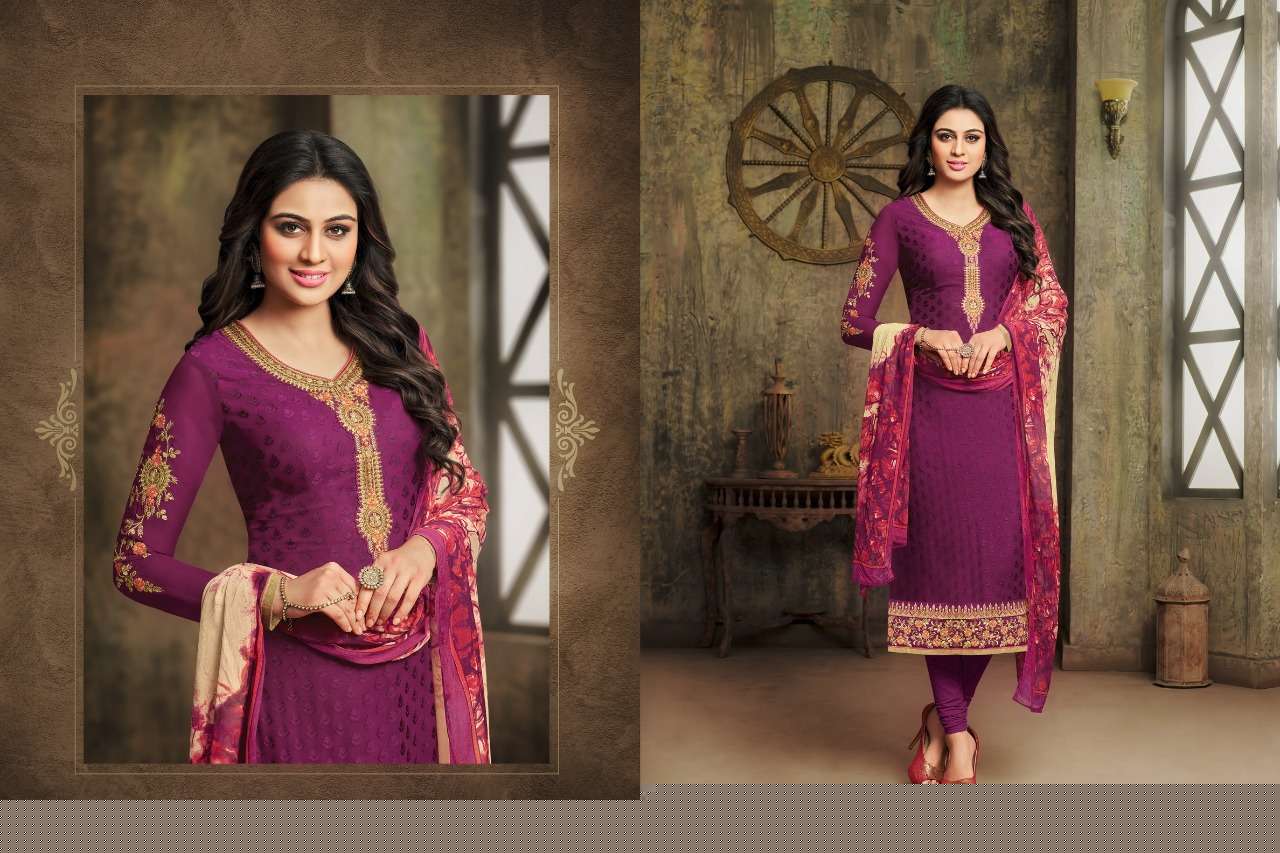 ZISA BRASO BLOSSOM BY MEERA TRENDZ 1011 TO 1016 SERIES BEAUTIFUL SUITS STYLISH FANCY COLORFUL PARTY WEAR & OCCASIONAL WEAR BRASSO DRESSES AT WHOLESALE PRICE