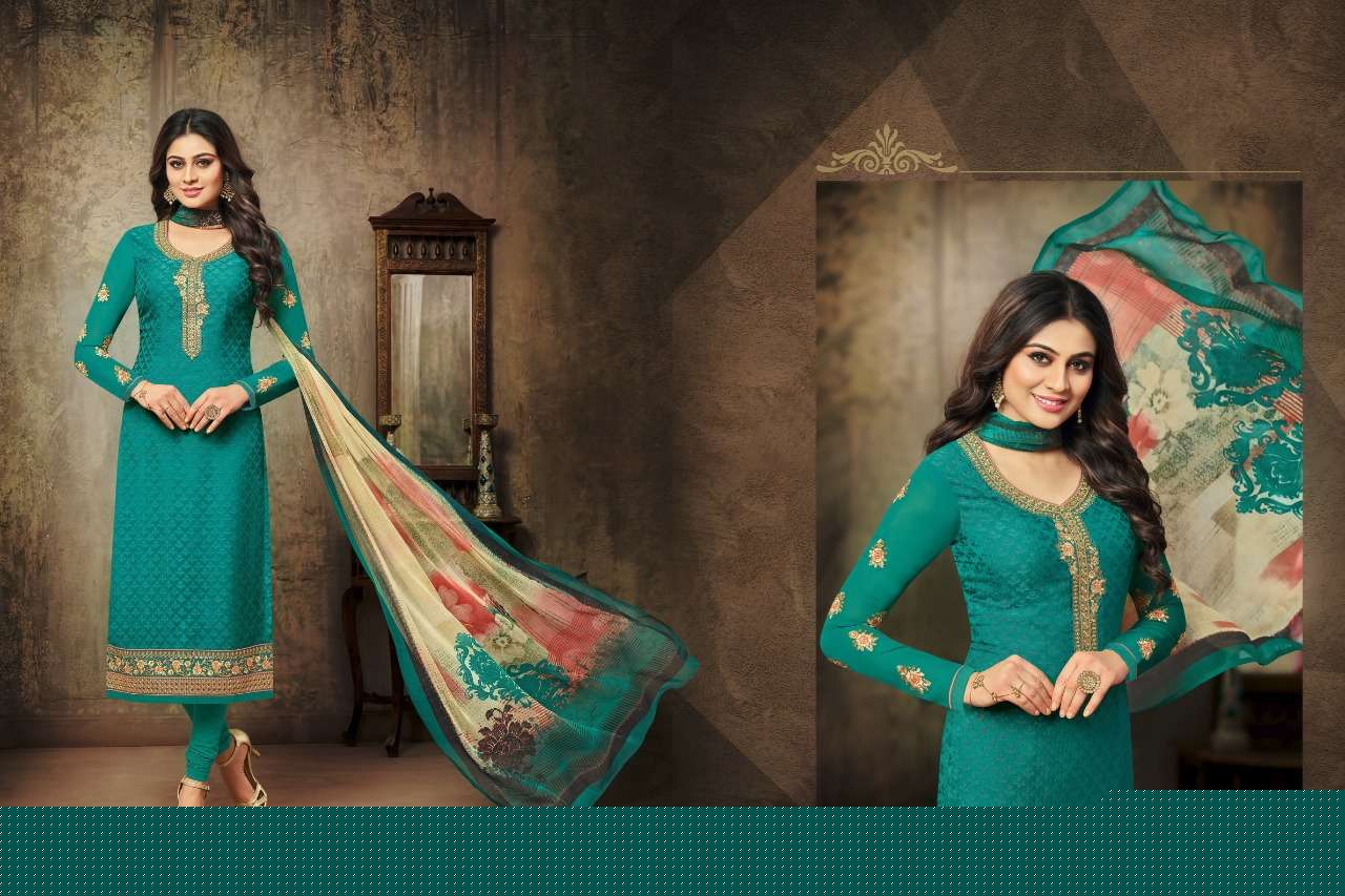 ZISA BRASO BLOSSOM BY MEERA TRENDZ 1011 TO 1016 SERIES BEAUTIFUL SUITS STYLISH FANCY COLORFUL PARTY WEAR & OCCASIONAL WEAR BRASSO DRESSES AT WHOLESALE PRICE
