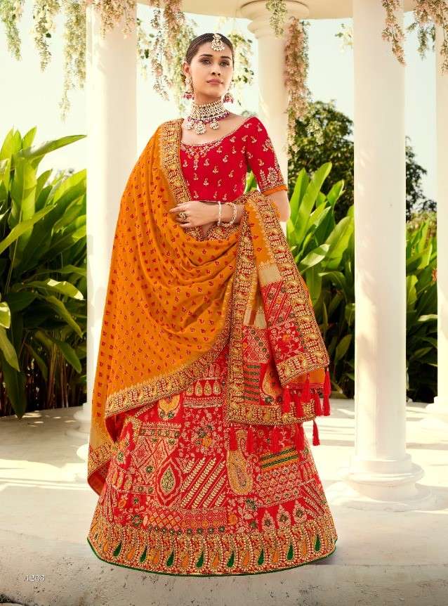 TATHASTU 4200 SERIES BY TATHASTU 4201 TO 4211 SERIES DESIGNER BEAUTIFUL NAVRATRI COLLECTION OCCASIONAL WEAR & PARTY WEAR FANCY LEHENGAS AT WHOLESALE PRICE