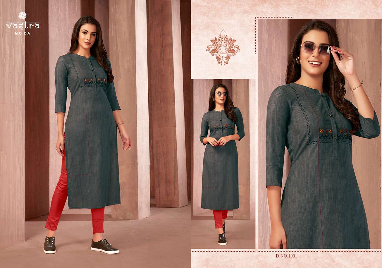 SPLASH VOL-1 BY VASTRA MODA 1001 TO 1008 SERIES STYLISH FANCY BEAUTIFUL COLORFUL CASUAL WEAR & ETHNIC WEAR RAYON GOLD PRINT KURTIS AT WHOLESALE PRICE