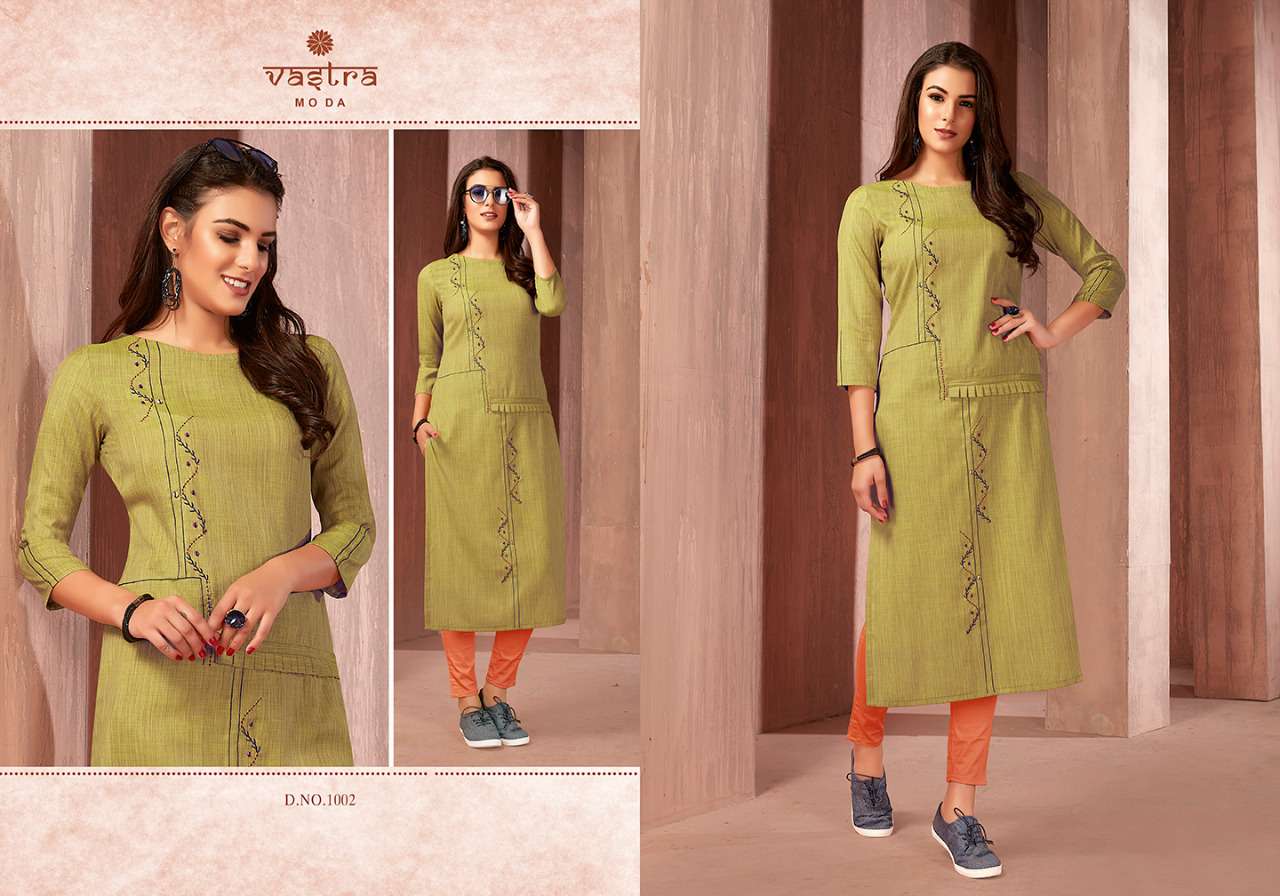 SPLASH VOL-1 BY VASTRA MODA 1001 TO 1008 SERIES STYLISH FANCY BEAUTIFUL COLORFUL CASUAL WEAR & ETHNIC WEAR RAYON GOLD PRINT KURTIS AT WHOLESALE PRICE