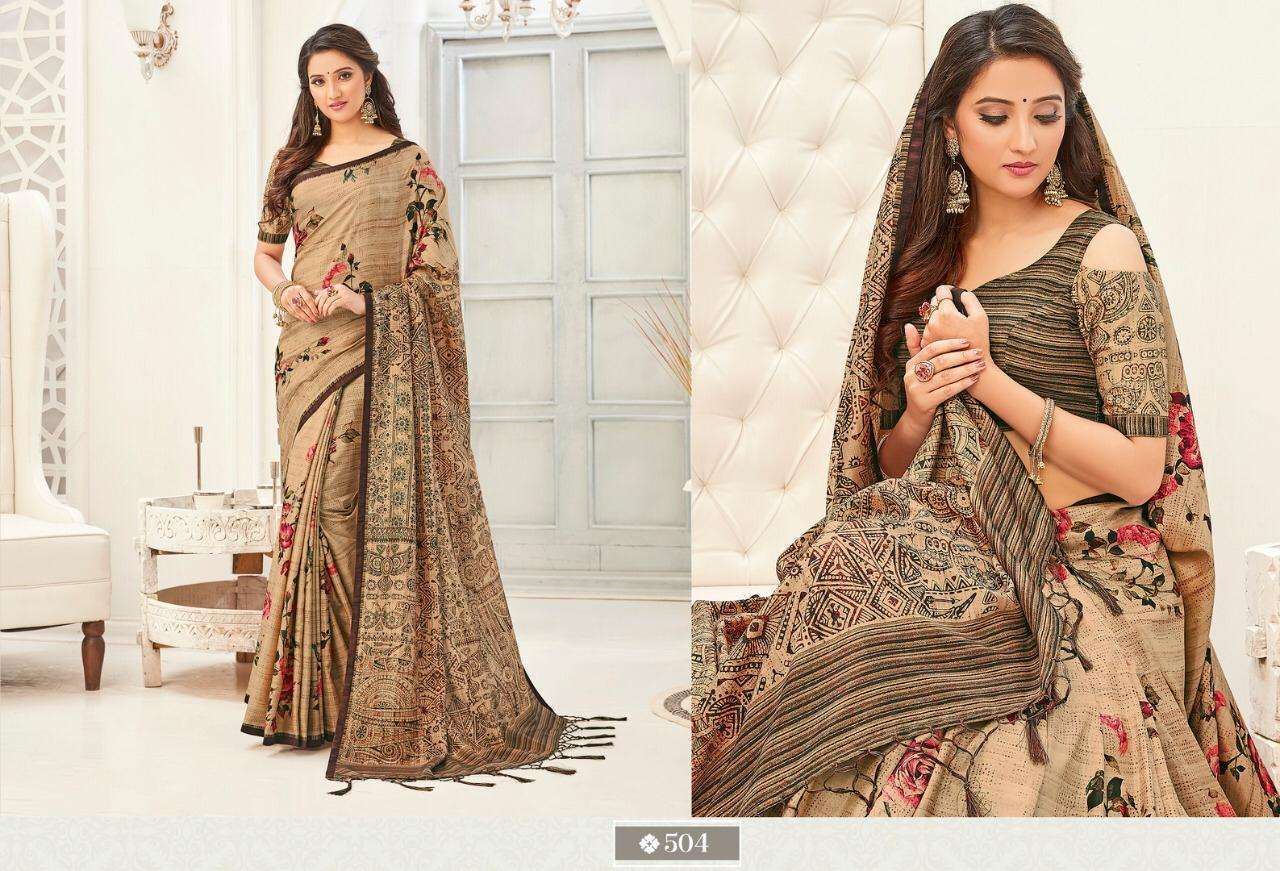 AAKRUTI VOL-2 BY STYLEWELL 501 TO 508 SERIES INDIAN TRADITIONAL WEAR COLLECTION BEAUTIFUL STYLISH FANCY COLORFUL PARTY WEAR & OCCASIONAL WEAR KANJIVARAM SILK DIGITAL PRINTED SAREES AT WHOLESALE PRICE