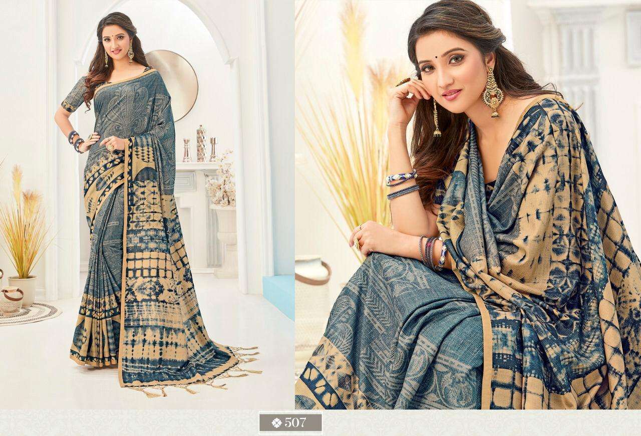 AAKRUTI VOL-2 BY STYLEWELL 501 TO 508 SERIES INDIAN TRADITIONAL WEAR COLLECTION BEAUTIFUL STYLISH FANCY COLORFUL PARTY WEAR & OCCASIONAL WEAR KANJIVARAM SILK DIGITAL PRINTED SAREES AT WHOLESALE PRICE