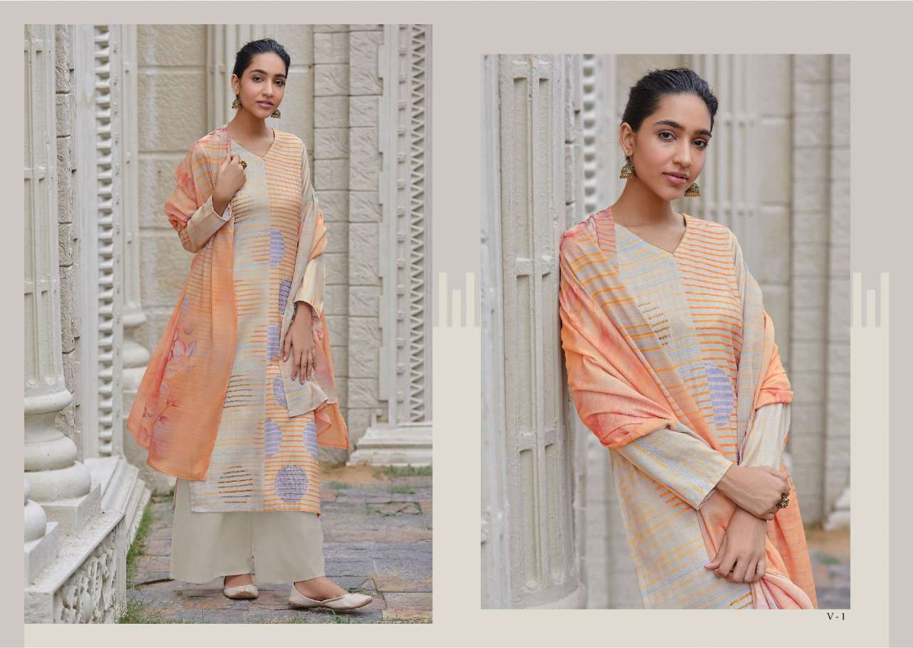 FERN BY VARINA 1 TO 8 SERIES BEAUTIFUL SUITS STYLISH FANCY COLORFUL PARTY WEAR & OCCASIONAL WEAR COTTON SATIN DRESSES AT WHOLESALE PRICE