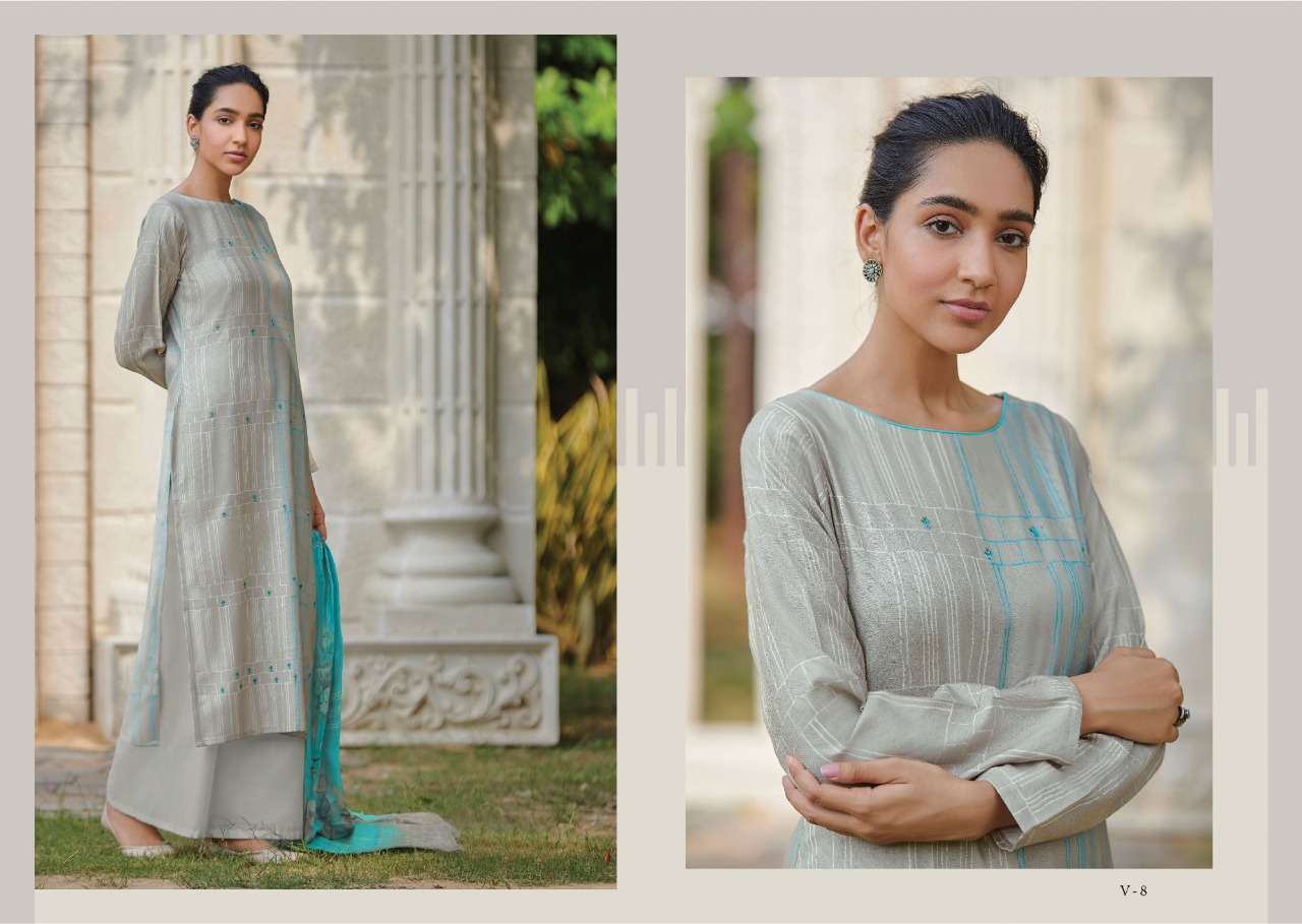FERN BY VARINA 1 TO 8 SERIES BEAUTIFUL SUITS STYLISH FANCY COLORFUL PARTY WEAR & OCCASIONAL WEAR COTTON SATIN DRESSES AT WHOLESALE PRICE
