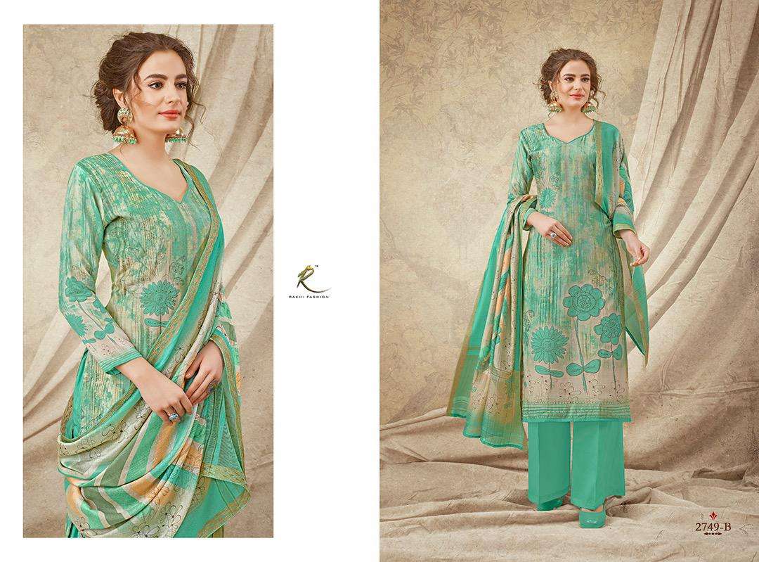 TRADITIONAL ANDAAZ BY RAKHI FASHION 2749-A TO 2752-B SERIES BEAUTIFUL STYLISH SHARARA SUITS FANCY COLORFUL CASUAL WEAR & ETHNIC WEAR & READY TO WEAR PURE VISCOSE MODAL WITH DIGITAL PRINT DRESSES AT WHOLESALE PRICE