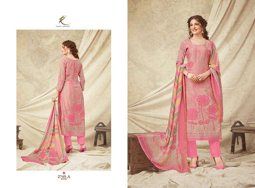TRADITIONAL ANDAAZ BY RAKHI FASHION 2749-A TO 2752-B SERIES BEAUTIFUL STYLISH SHARARA SUITS FANCY COLORFUL CASUAL WEAR & ETHNIC WEAR & READY TO WEAR PURE VISCOSE MODAL WITH DIGITAL PRINT DRESSES AT WHOLESALE PRICE