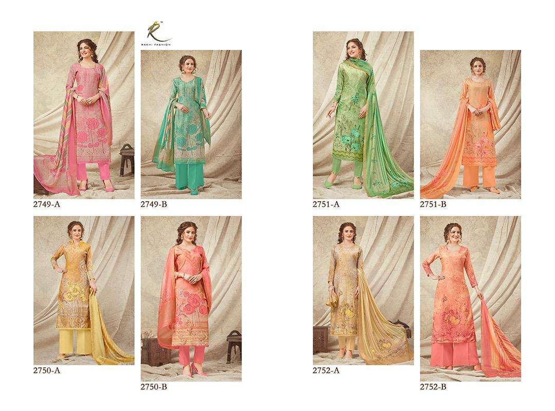 TRADITIONAL ANDAAZ BY RAKHI FASHION 2749-A TO 2752-B SERIES BEAUTIFUL STYLISH SHARARA SUITS FANCY COLORFUL CASUAL WEAR & ETHNIC WEAR & READY TO WEAR PURE VISCOSE MODAL WITH DIGITAL PRINT DRESSES AT WHOLESALE PRICE