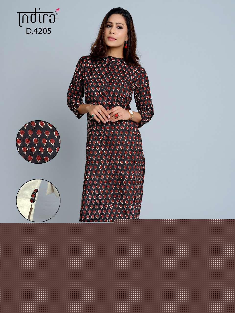 PINK CITY VOL-2 BY INDIRA 4201 TO 4209 SERIES BEAUTIFUL STYLISH FANCY COLORFUL CASUAL WEAR & ETHNIC WEAR & READY TO WEAR PURE CAMBRIC COTTON KURTIS WITH BOTTOM AT WHOLESALE PRICE