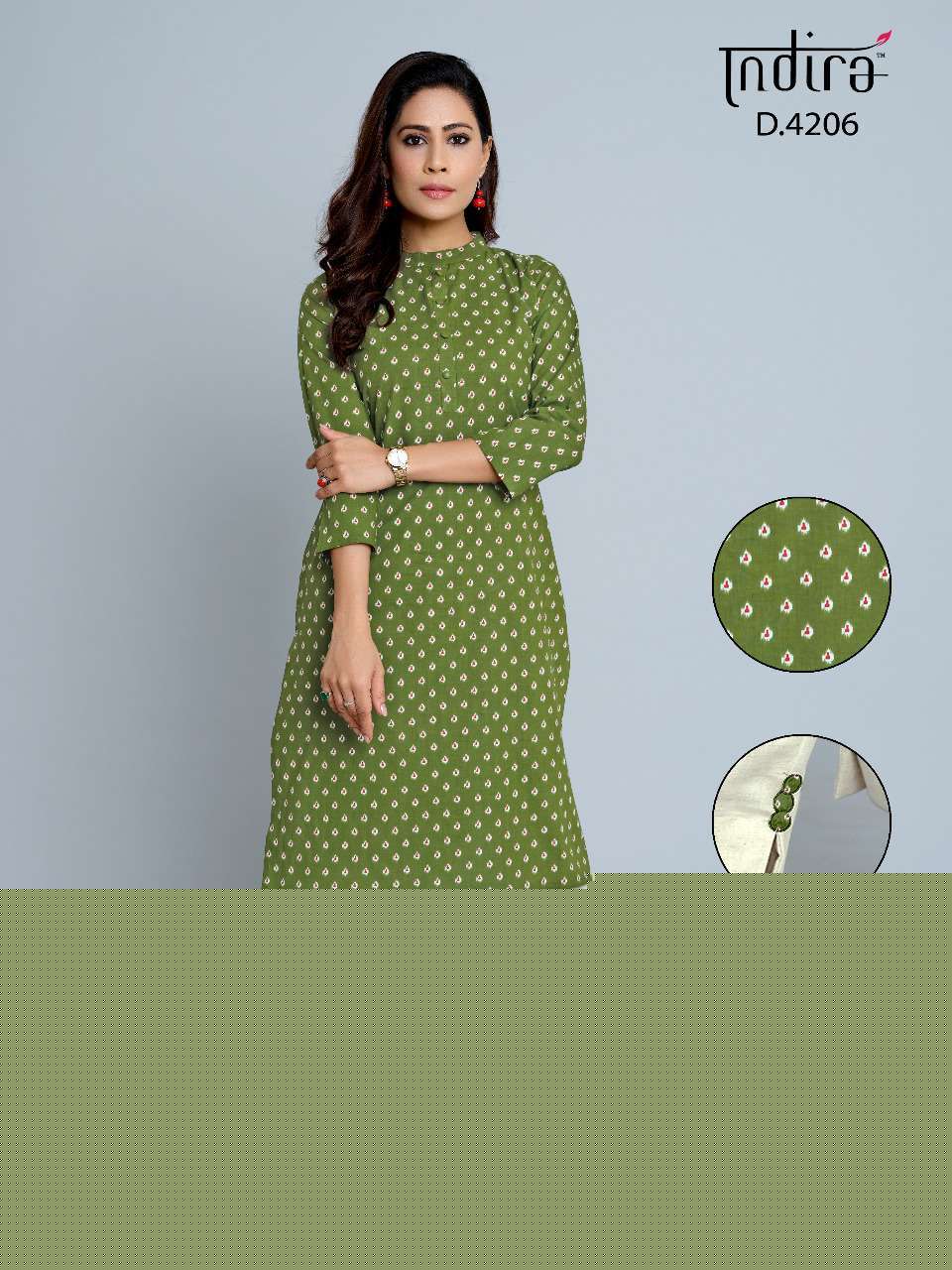 PINK CITY VOL-2 BY INDIRA 4201 TO 4209 SERIES BEAUTIFUL STYLISH FANCY COLORFUL CASUAL WEAR & ETHNIC WEAR & READY TO WEAR PURE CAMBRIC COTTON KURTIS WITH BOTTOM AT WHOLESALE PRICE